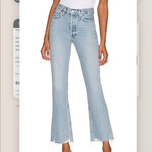 AGOLDE relaxed boot in curio sz33 NWT